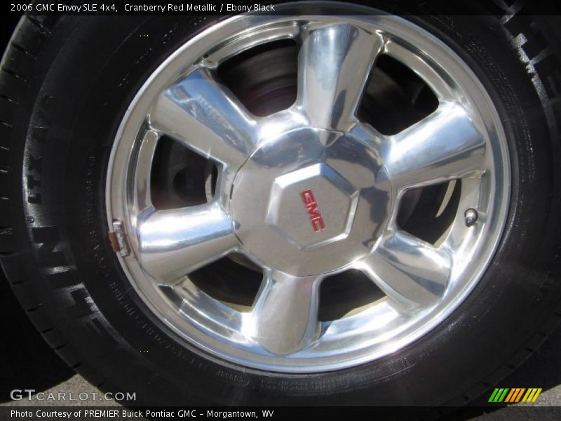 Cranberry Red Metallic / Ebony Black 2006 GMC Envoy SLE 4x4