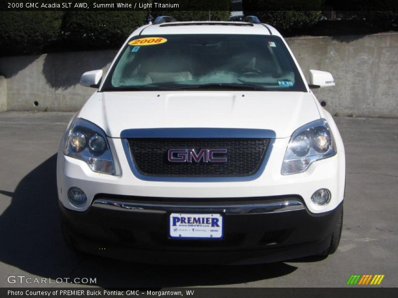 Summit White / Light Titanium 2008 GMC Acadia SLT AWD