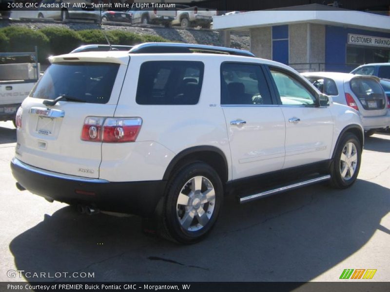Summit White / Light Titanium 2008 GMC Acadia SLT AWD