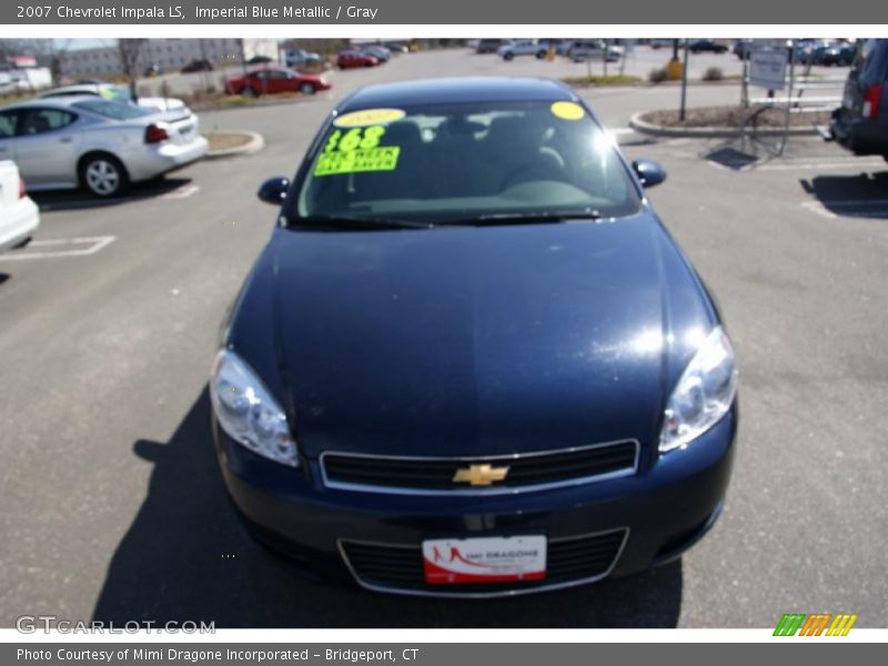 Imperial Blue Metallic / Gray 2007 Chevrolet Impala LS