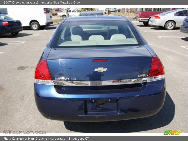 Imperial Blue Metallic / Gray 2007 Chevrolet Impala LS