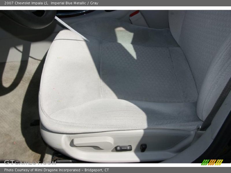 Imperial Blue Metallic / Gray 2007 Chevrolet Impala LS