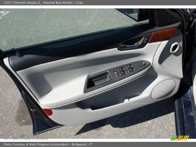 Imperial Blue Metallic / Gray 2007 Chevrolet Impala LS