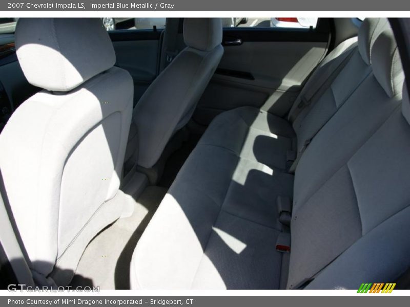 Imperial Blue Metallic / Gray 2007 Chevrolet Impala LS
