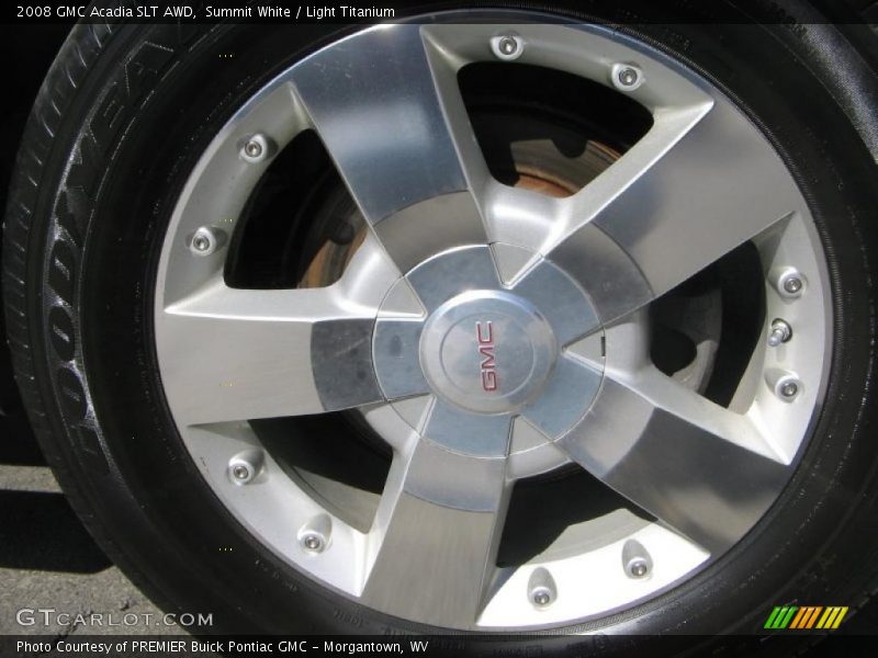Summit White / Light Titanium 2008 GMC Acadia SLT AWD
