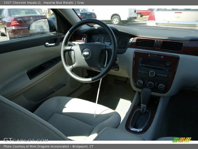 Imperial Blue Metallic / Gray 2007 Chevrolet Impala LS