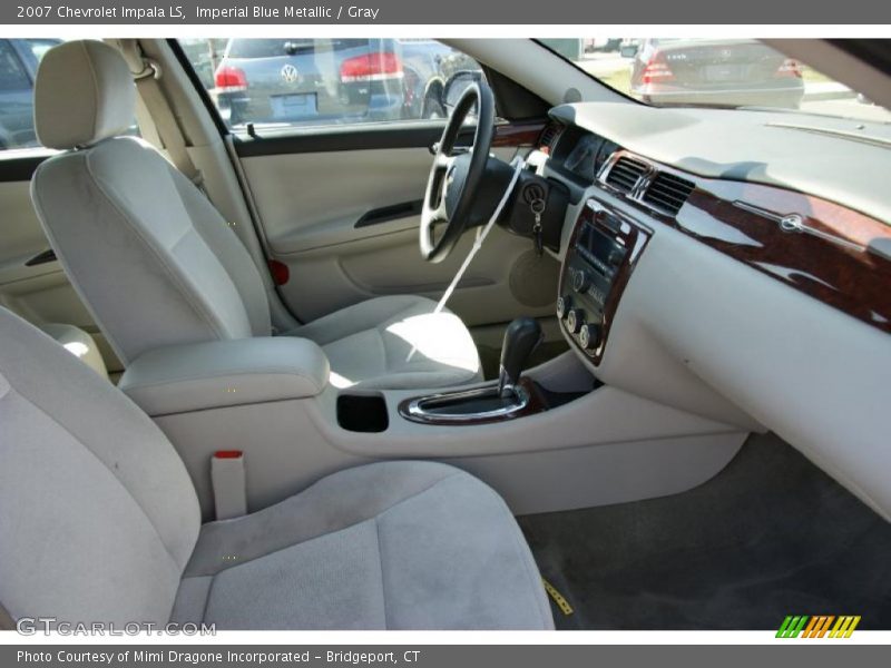 Imperial Blue Metallic / Gray 2007 Chevrolet Impala LS