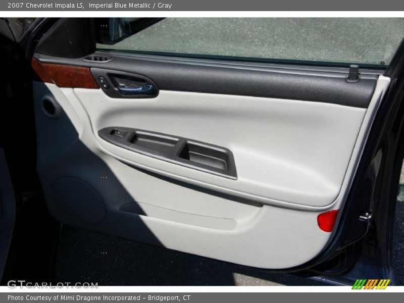 Imperial Blue Metallic / Gray 2007 Chevrolet Impala LS