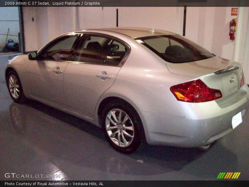 Liquid Platinum / Graphite 2009 Infiniti G 37 Sedan