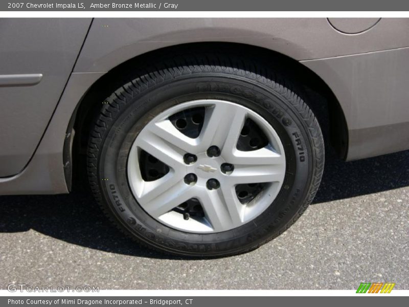 Amber Bronze Metallic / Gray 2007 Chevrolet Impala LS
