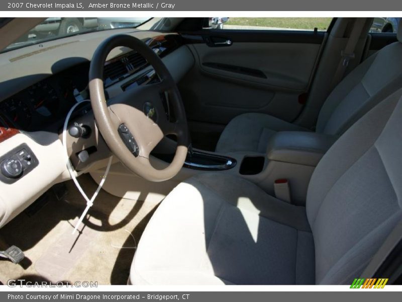 Amber Bronze Metallic / Gray 2007 Chevrolet Impala LS