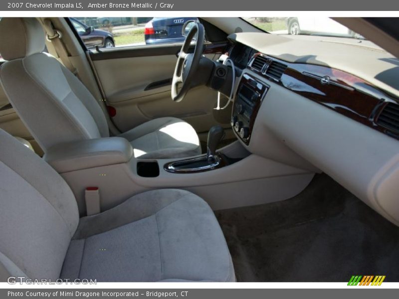 Amber Bronze Metallic / Gray 2007 Chevrolet Impala LS