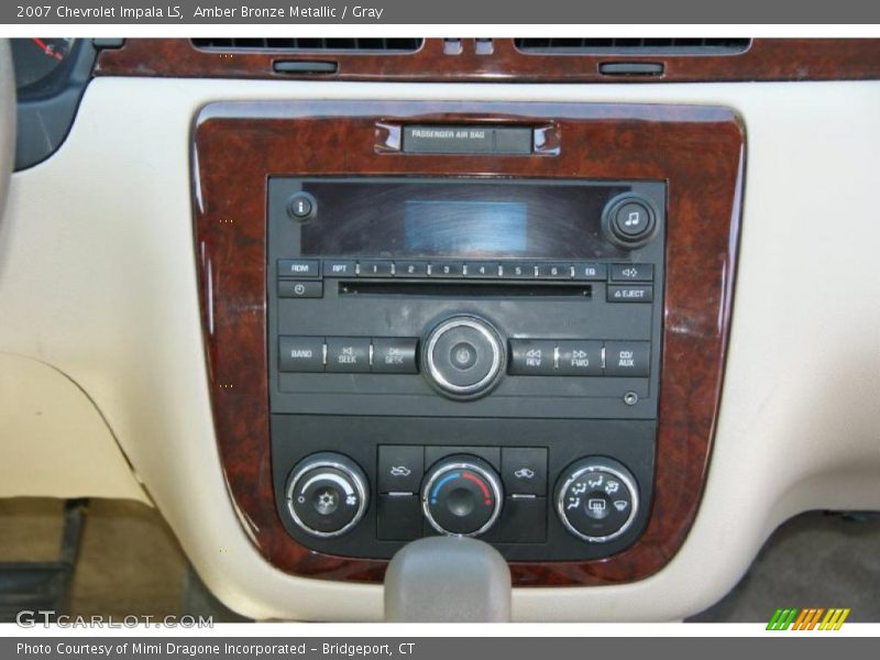 Amber Bronze Metallic / Gray 2007 Chevrolet Impala LS