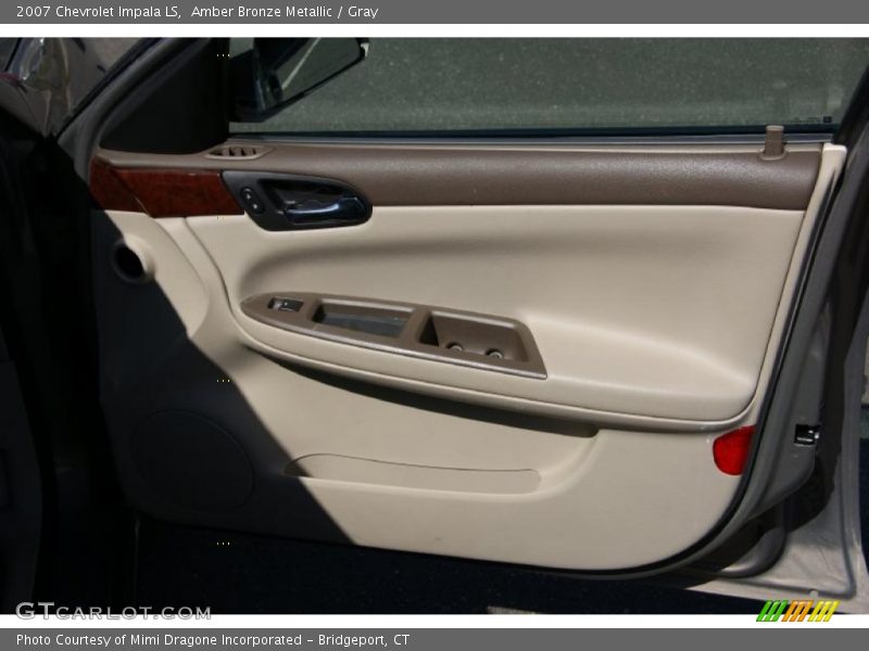 Amber Bronze Metallic / Gray 2007 Chevrolet Impala LS