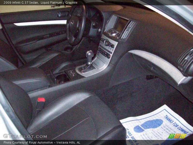 Liquid Platinum / Graphite 2009 Infiniti G 37 Sedan