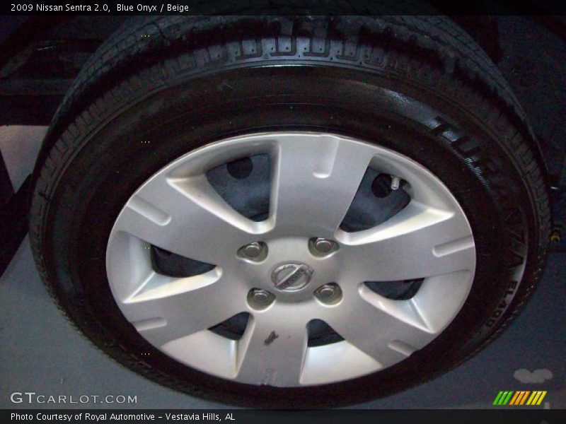 Blue Onyx / Beige 2009 Nissan Sentra 2.0