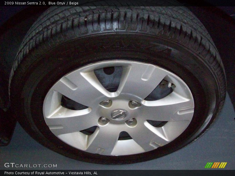 Blue Onyx / Beige 2009 Nissan Sentra 2.0
