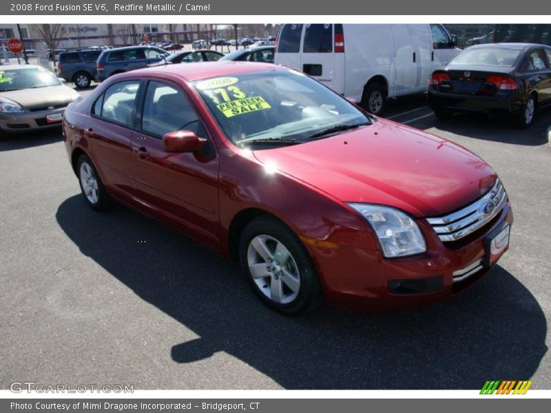 Redfire Metallic / Camel 2008 Ford Fusion SE V6