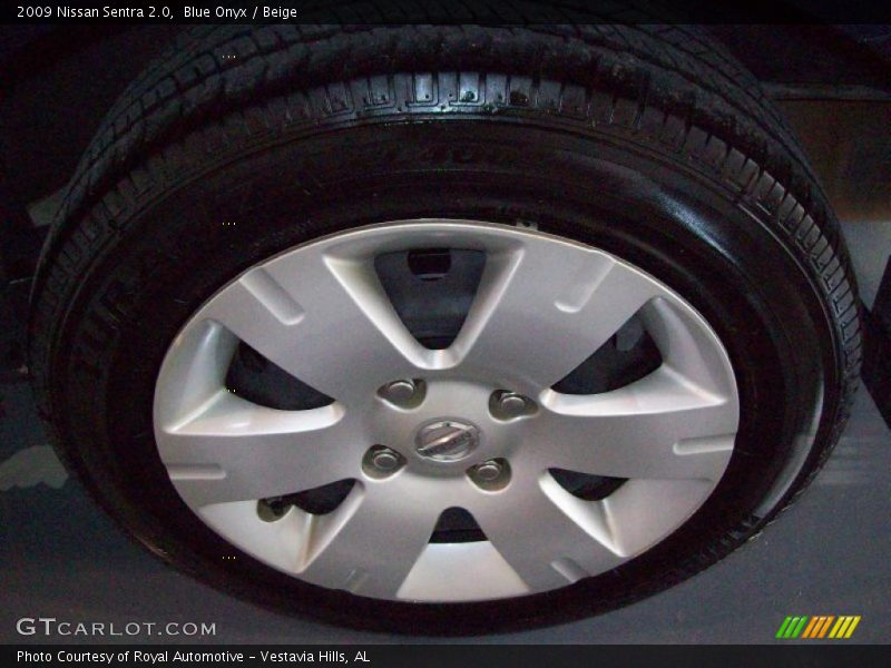 Blue Onyx / Beige 2009 Nissan Sentra 2.0