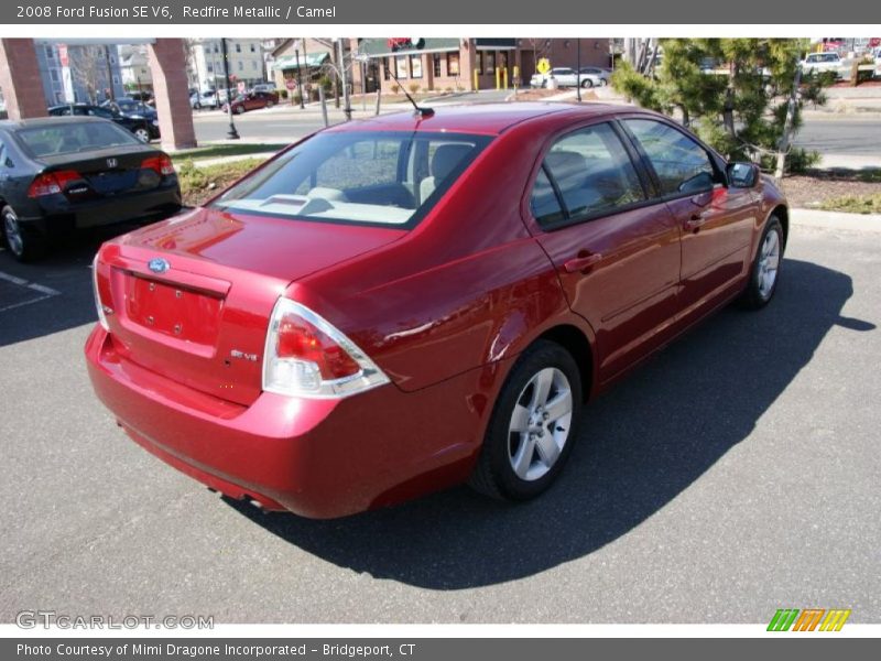 Redfire Metallic / Camel 2008 Ford Fusion SE V6