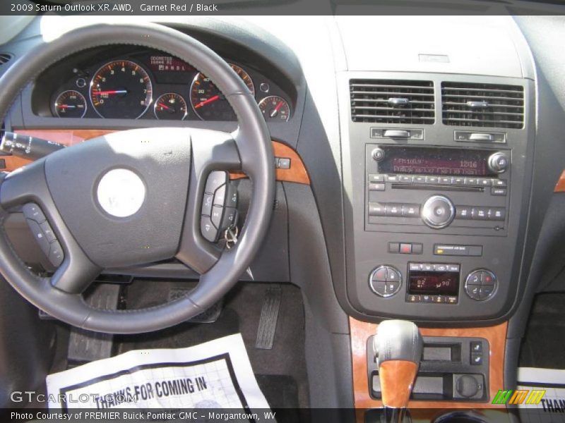 Garnet Red / Black 2009 Saturn Outlook XR AWD