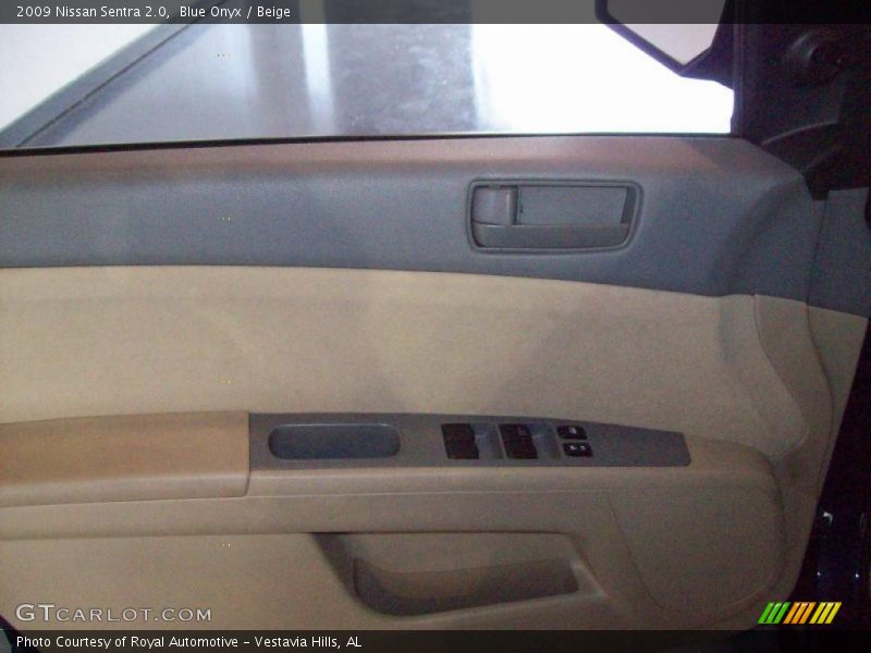 Blue Onyx / Beige 2009 Nissan Sentra 2.0