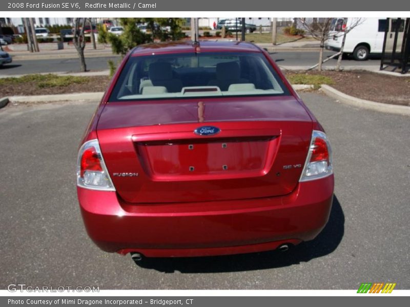 Redfire Metallic / Camel 2008 Ford Fusion SE V6