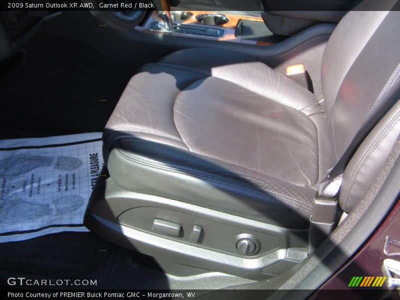 Garnet Red / Black 2009 Saturn Outlook XR AWD