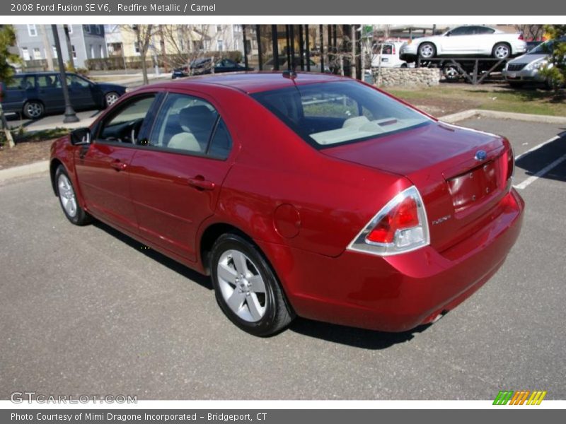 Redfire Metallic / Camel 2008 Ford Fusion SE V6