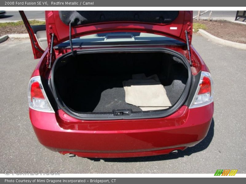 Redfire Metallic / Camel 2008 Ford Fusion SE V6