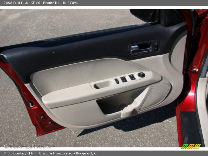 Redfire Metallic / Camel 2008 Ford Fusion SE V6