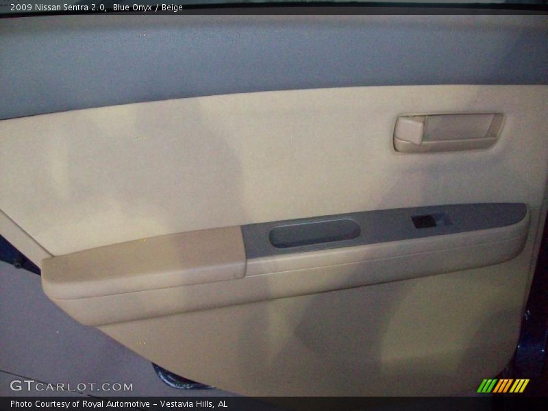 Blue Onyx / Beige 2009 Nissan Sentra 2.0