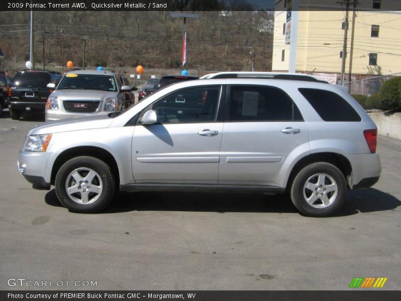 Quicksilver Metallic / Sand 2009 Pontiac Torrent AWD