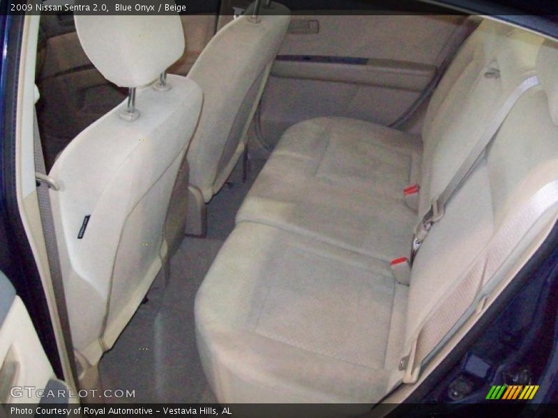 Blue Onyx / Beige 2009 Nissan Sentra 2.0