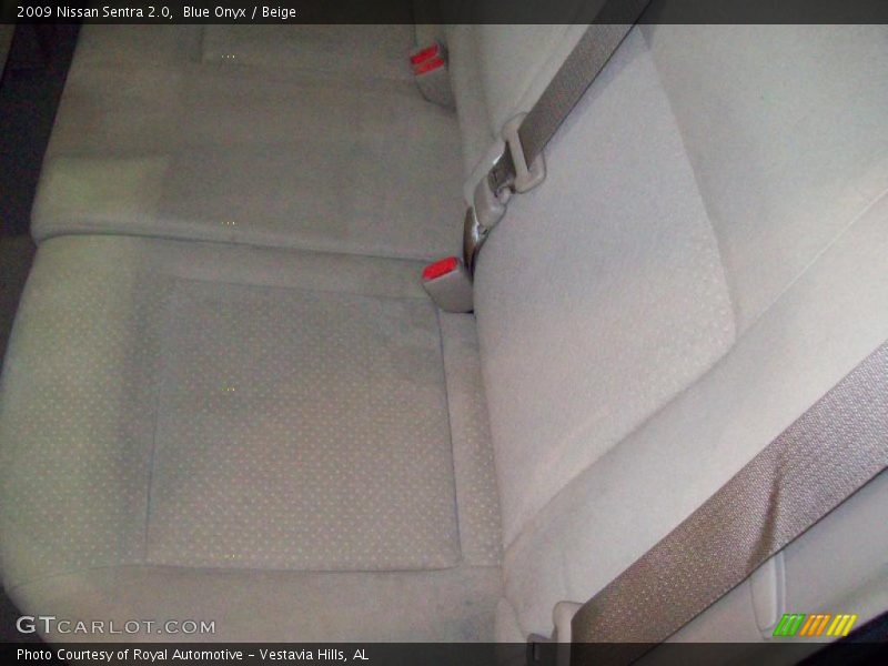Blue Onyx / Beige 2009 Nissan Sentra 2.0