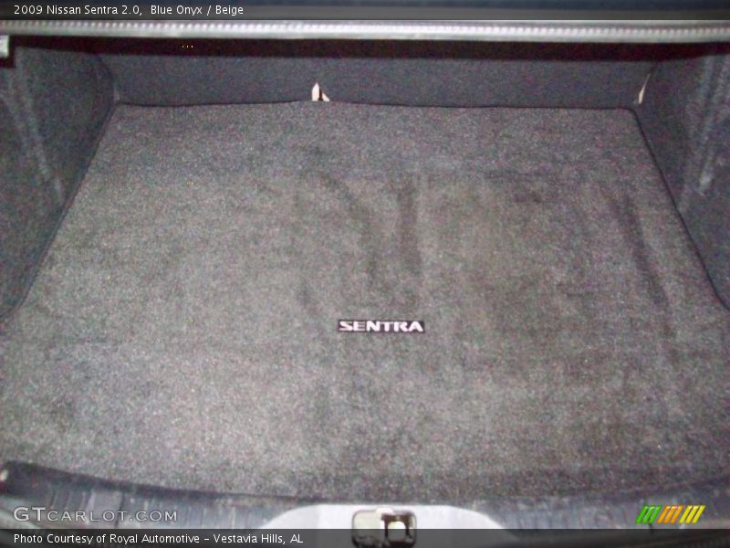 Blue Onyx / Beige 2009 Nissan Sentra 2.0