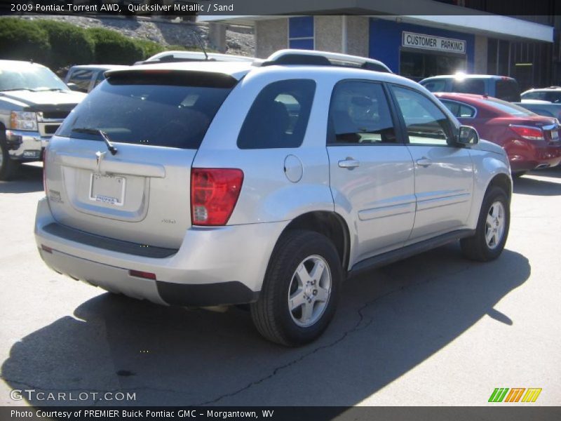 Quicksilver Metallic / Sand 2009 Pontiac Torrent AWD