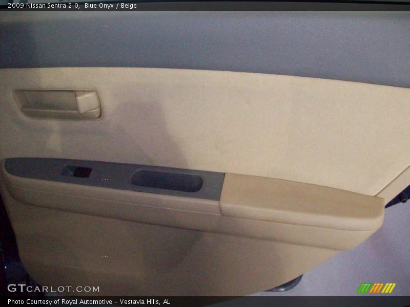 Blue Onyx / Beige 2009 Nissan Sentra 2.0