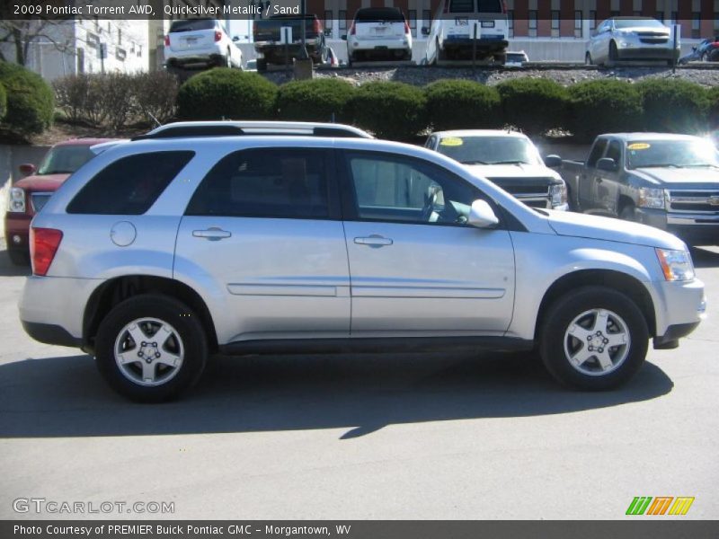 Quicksilver Metallic / Sand 2009 Pontiac Torrent AWD