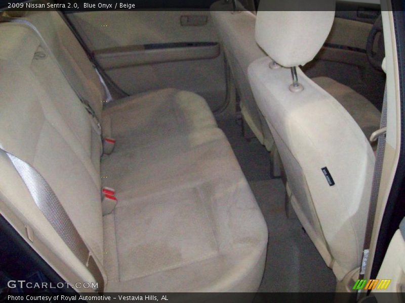 Blue Onyx / Beige 2009 Nissan Sentra 2.0