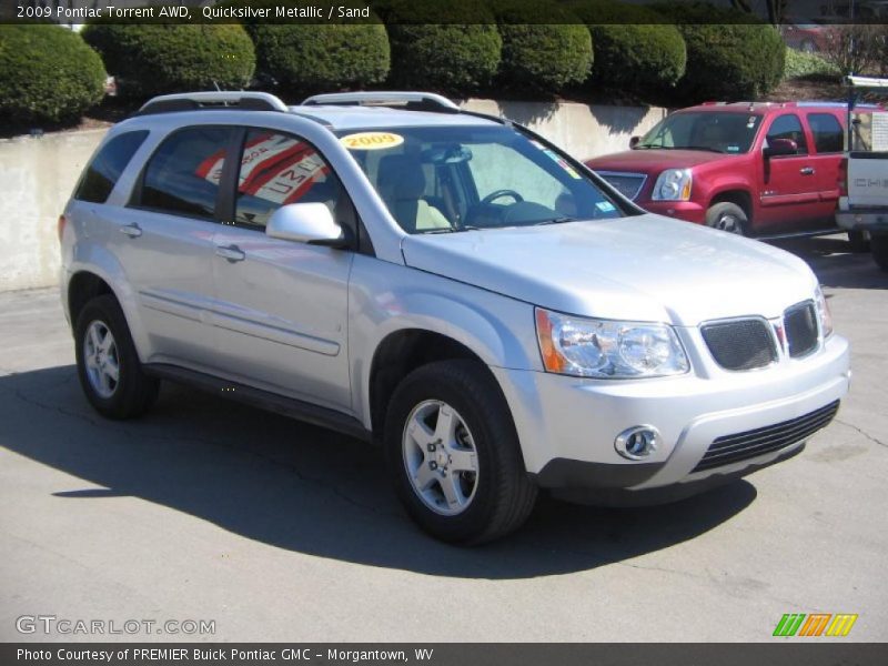 Quicksilver Metallic / Sand 2009 Pontiac Torrent AWD