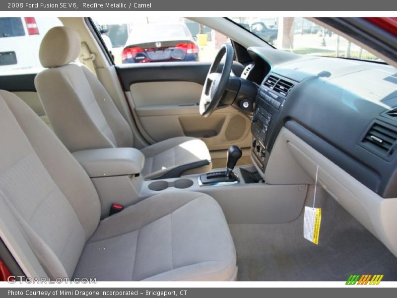 Redfire Metallic / Camel 2008 Ford Fusion SE V6