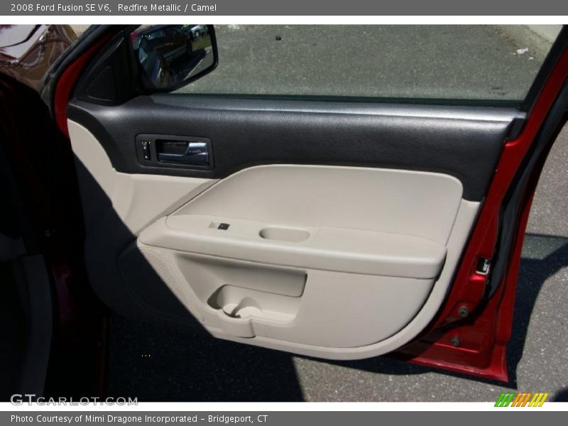 Redfire Metallic / Camel 2008 Ford Fusion SE V6