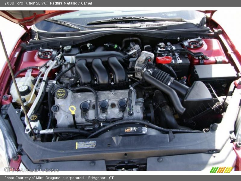 Redfire Metallic / Camel 2008 Ford Fusion SE V6