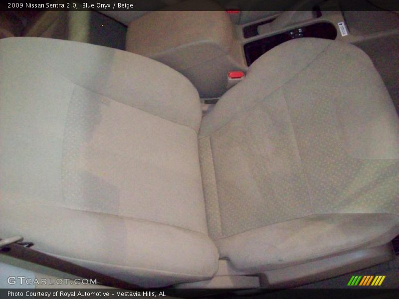 Blue Onyx / Beige 2009 Nissan Sentra 2.0