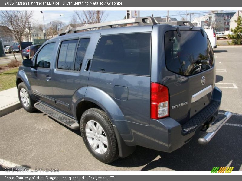 Silver Lightning Metallic / Graphite 2005 Nissan Pathfinder LE 4x4