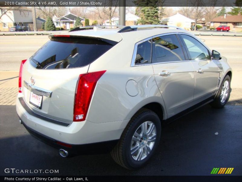 Gold Mist / Shale/Ebony 2010 Cadillac SRX 4 V6 AWD