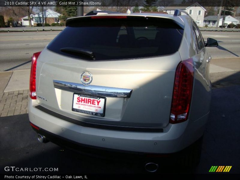 Gold Mist / Shale/Ebony 2010 Cadillac SRX 4 V6 AWD