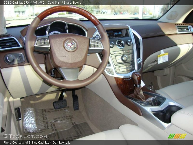 Gold Mist / Shale/Ebony 2010 Cadillac SRX 4 V6 AWD