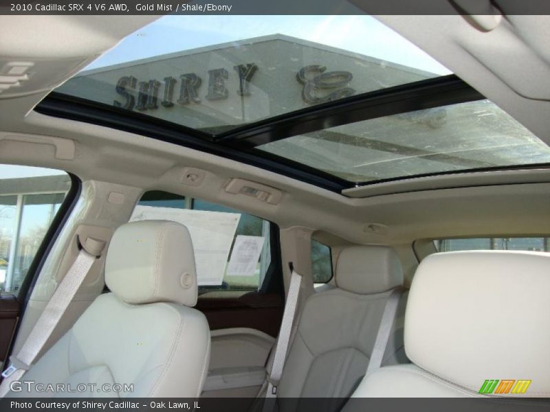 Gold Mist / Shale/Ebony 2010 Cadillac SRX 4 V6 AWD